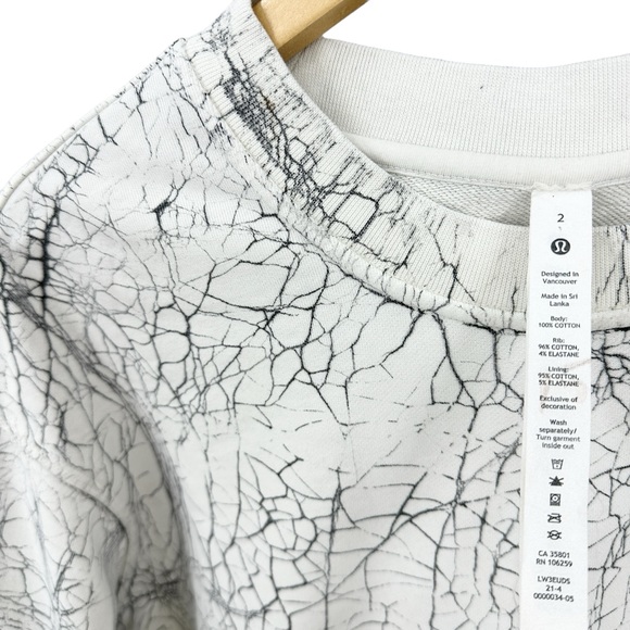 LULULEMON Sweatshirt Perfectly Oversized Crew Thread Dye - Picture 7 of 7